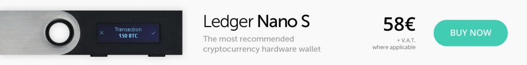 Ledger Nano S Hardware Wallet